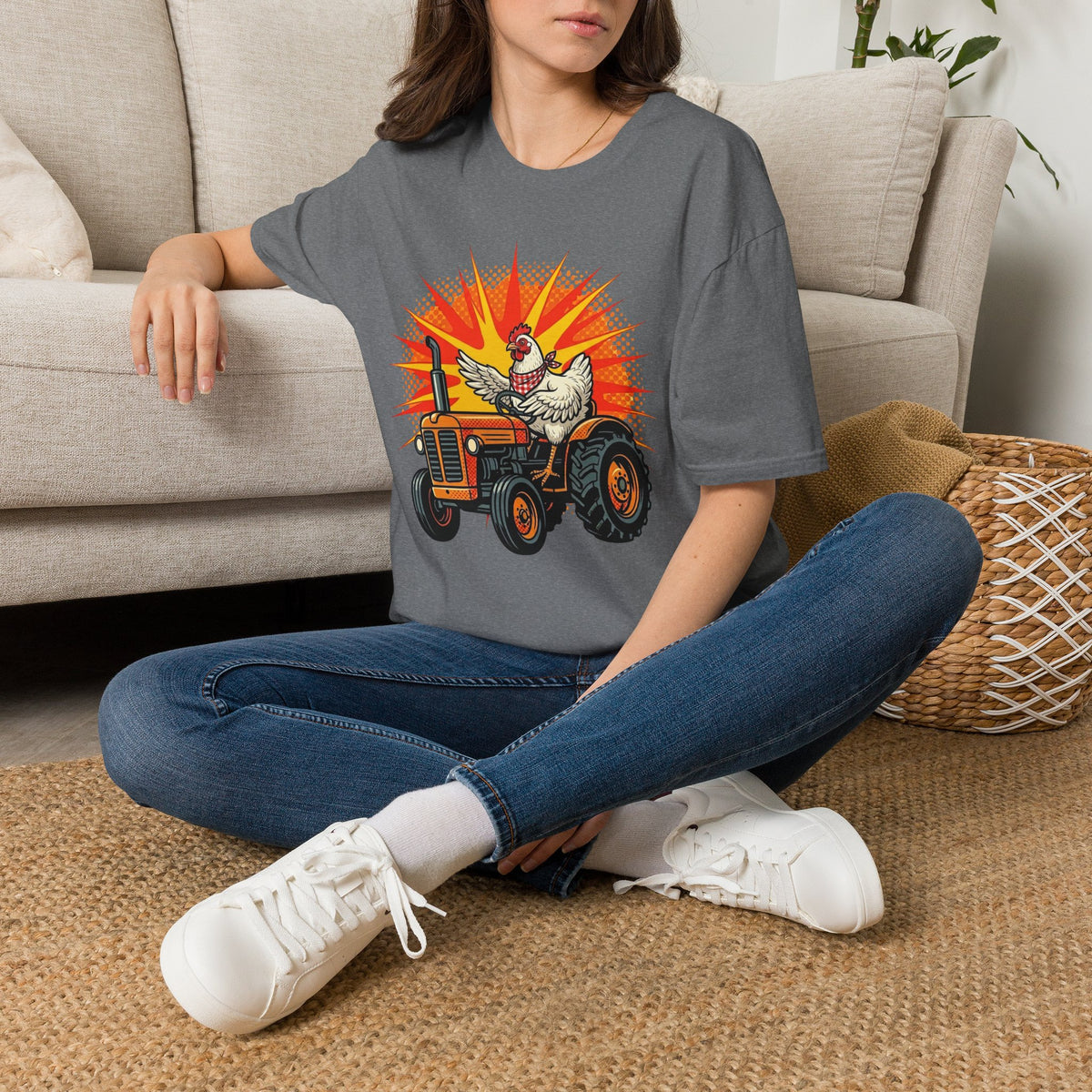 Tractor Chicken T-Shirt