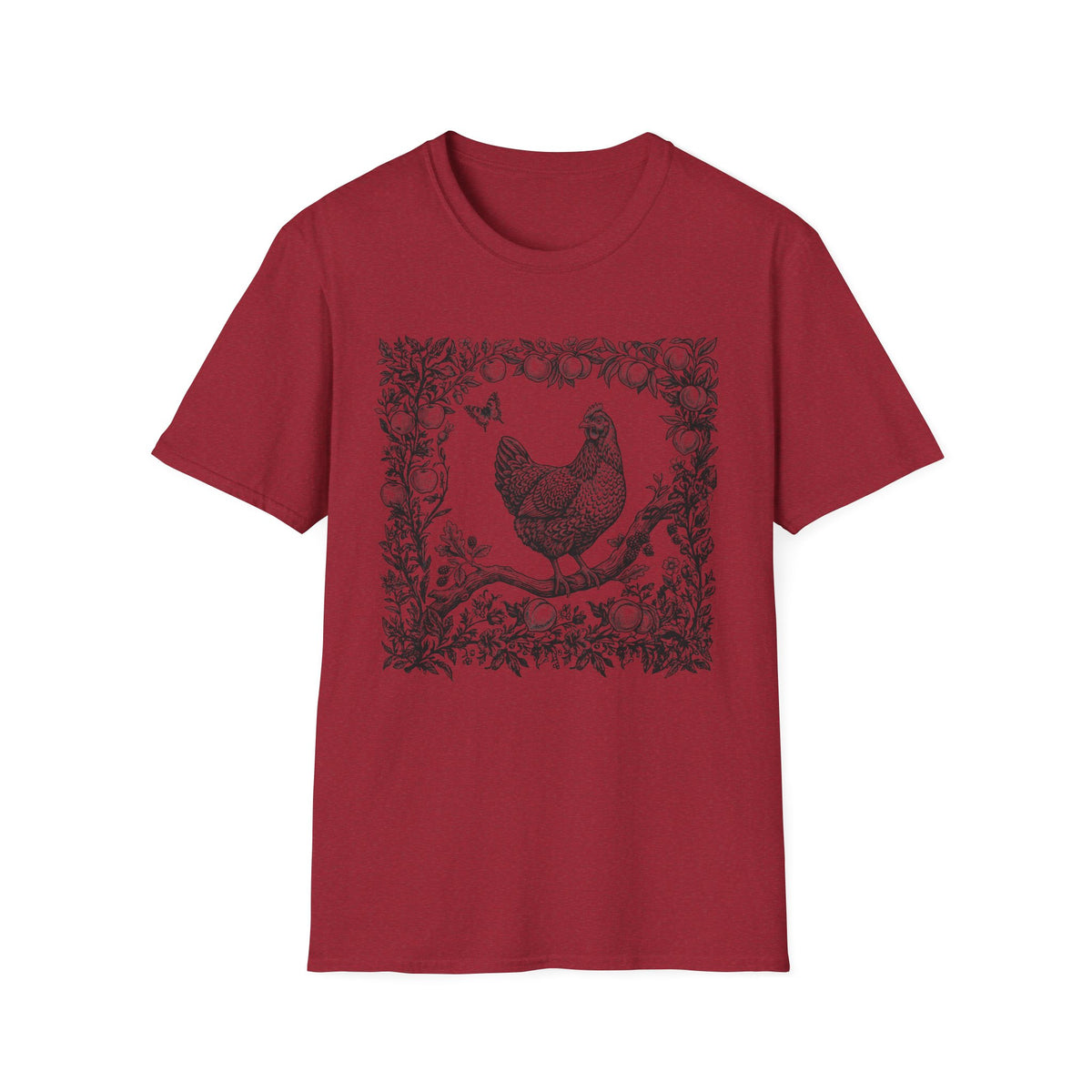 Hen in Fruit Trees T-Shirt