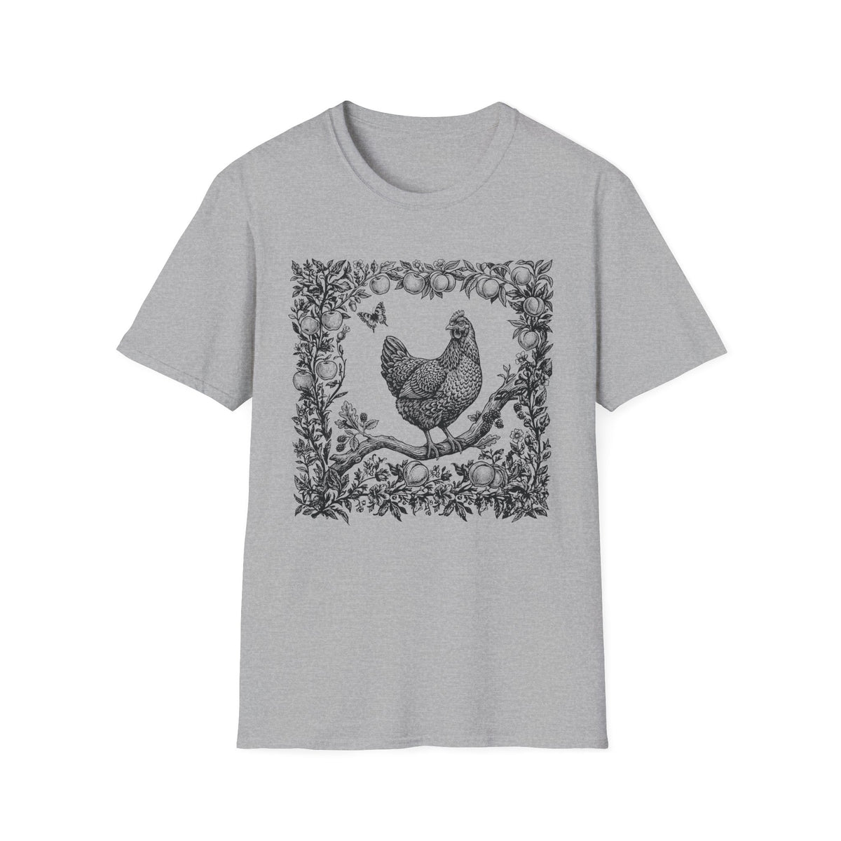 Hen in Fruit Trees T-Shirt