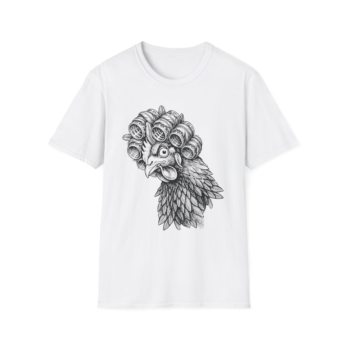 Hen in Rollers T-Shirt