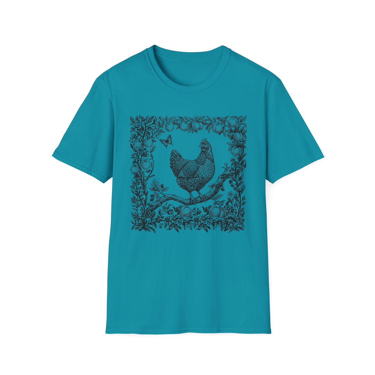 Hen in Fruit Trees T-Shirt