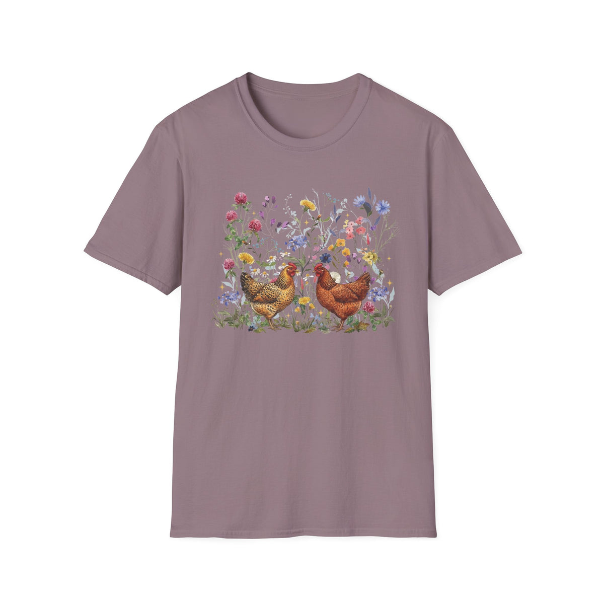 Hens in Wildflowers T-Shirt