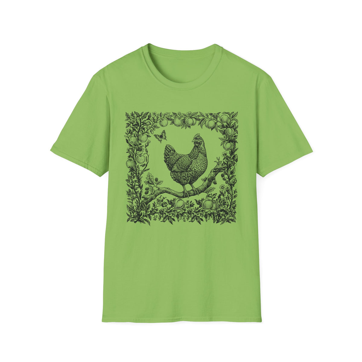 Hen in Fruit Trees T-Shirt