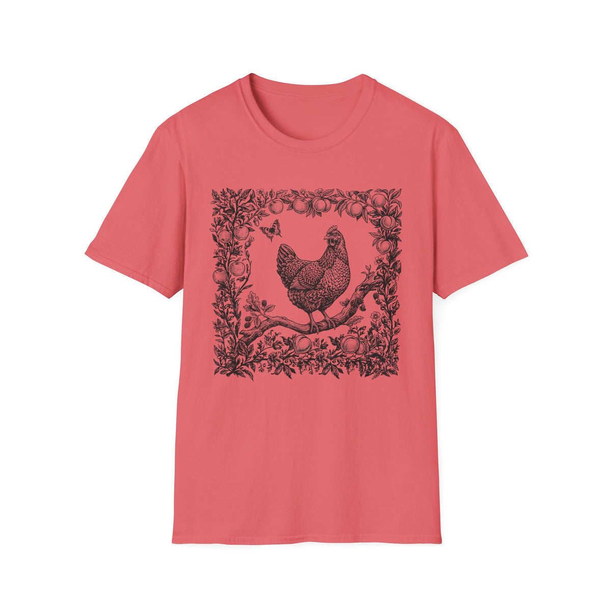 Hen in Fruit Trees T-Shirt