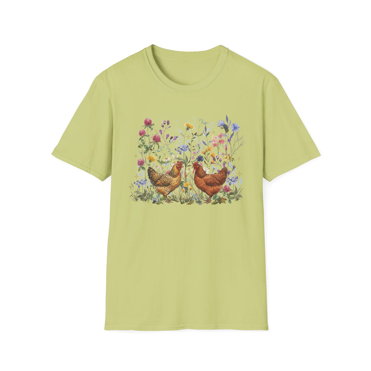 Hens in Wildflowers T-Shirt