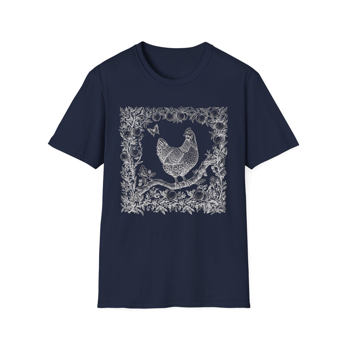 Hen in Fruit Trees T-Shirt