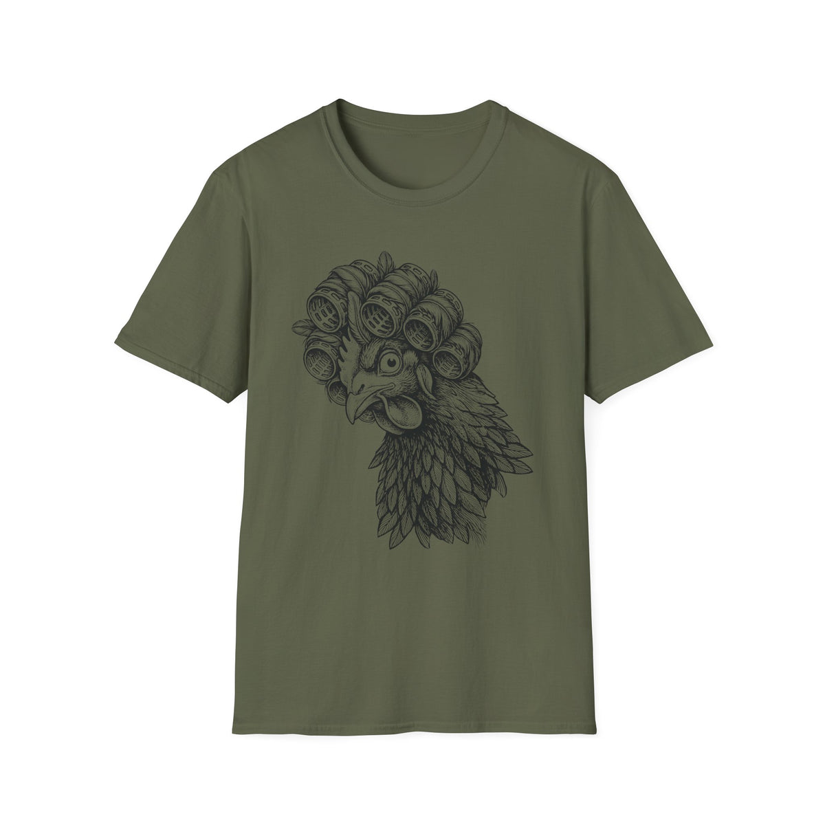 Hen in Rollers T-Shirt