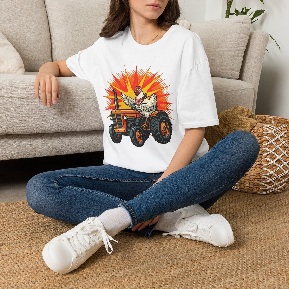 Tractor Chicken T-Shirt
