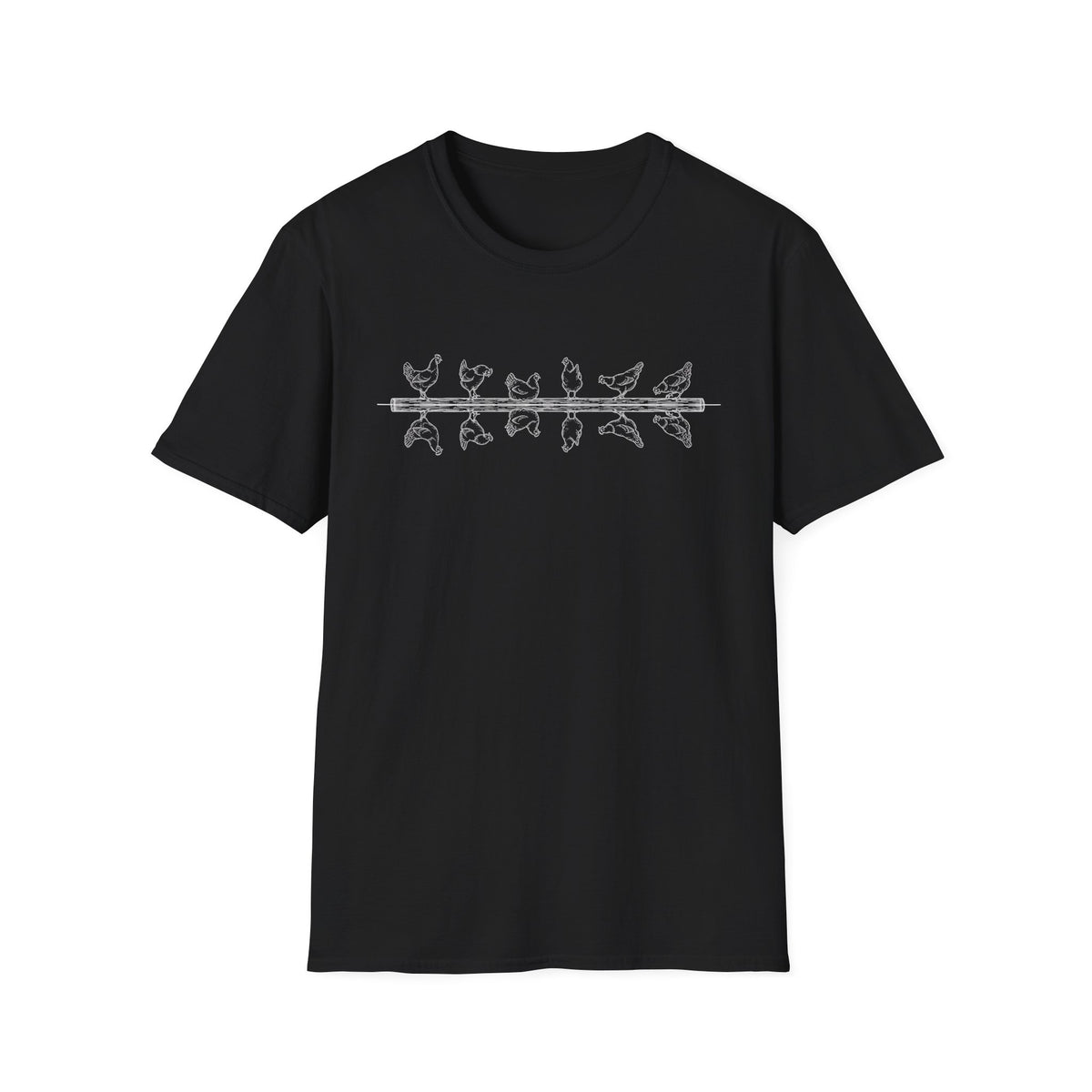 Chickens in Reflection T-Shirt