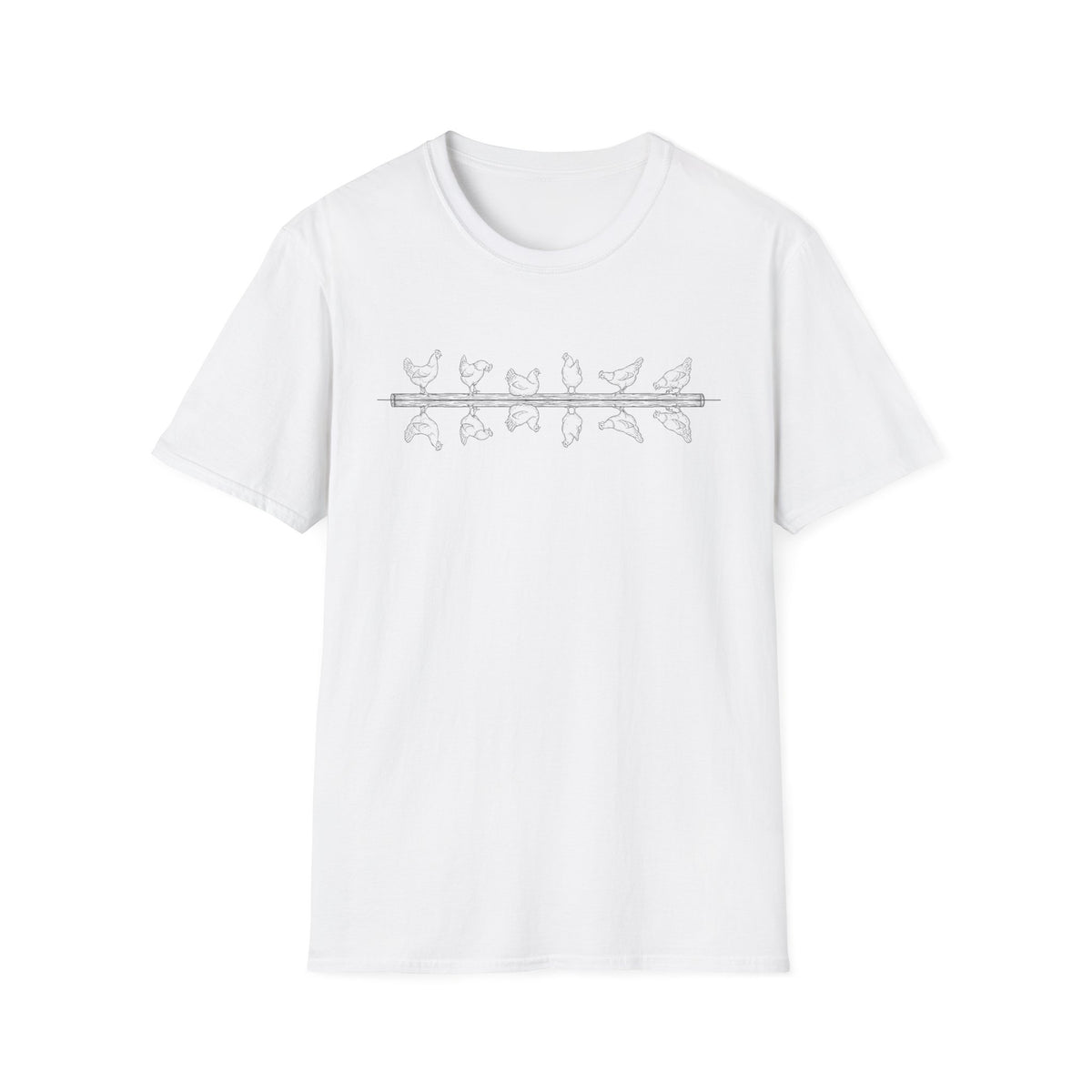 Chickens in Reflection T-Shirt