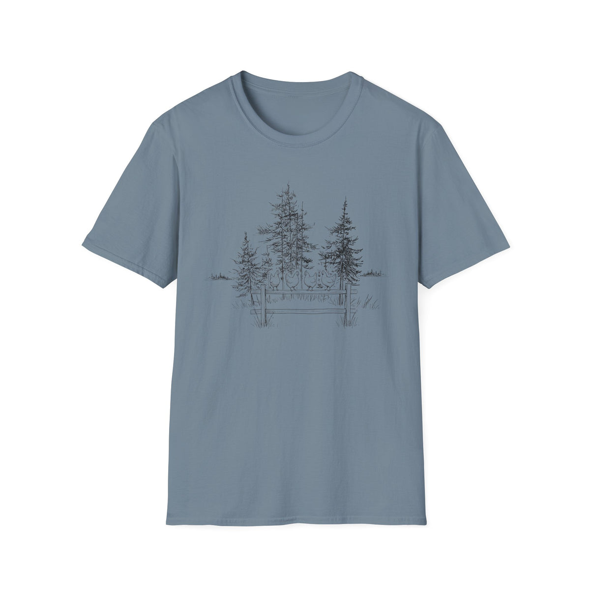 Chickens on a Fence T-Shirt